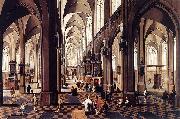 Pieter Neefs Interior of Antwerp Cathedral Germany oil painting artist